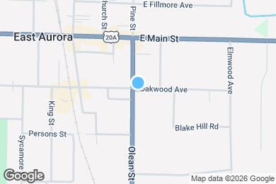Map image of the property - 733 Oakwood Ave