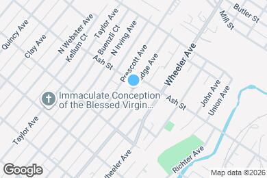 Map image of the property - 966 Ridge Ave