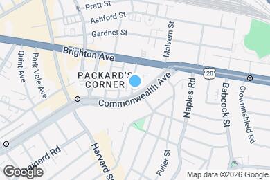 Map image of the property - 1139 Commonwealth Avenue