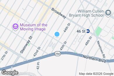 Map image of the property - 34 AVENUE 2.5 bedroom includes heat and hot water