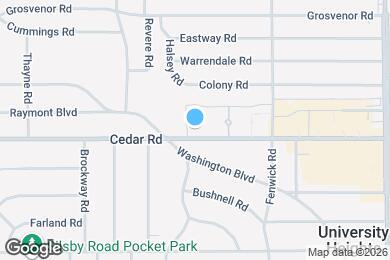 Map image of the property - 13765 Cedar Rd