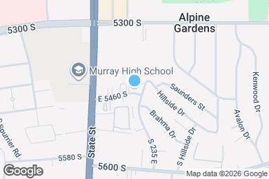 Map image of the property - 181 E 5460 S