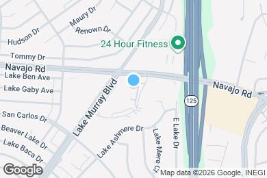 Map image of the property - 8735 Navajo Rd