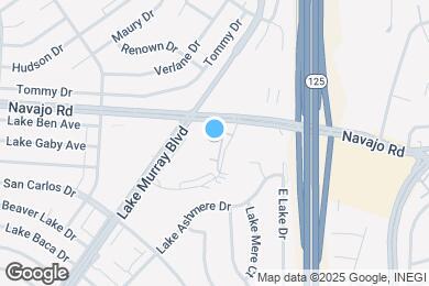 Map image of the property - 8785 Navajo Rd