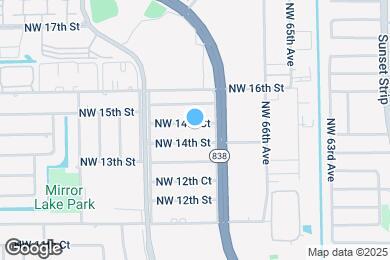 Map image of the property - 6842 NW 14th Ct