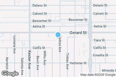 Map image of the property - 5939 Cedros Ave