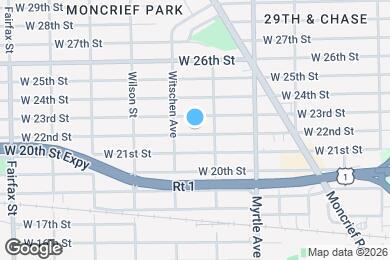 Map image of the property - 1431 W 22nd St