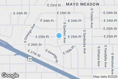 Map image of the property - 2535 S Pittsburg Ave