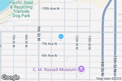 Map image of the property - 1019 7th Ave N