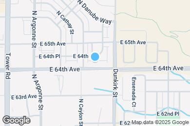 Map image of the property - 19157 E 64th Ave