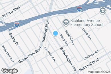 Map image of the property - 2630 S Barrington Ave