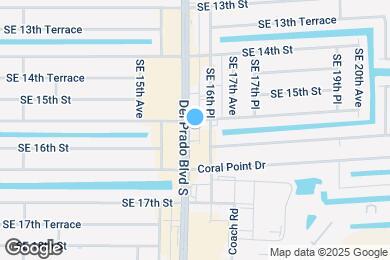 Map image of the property - 1527 Del Prado Blvd S