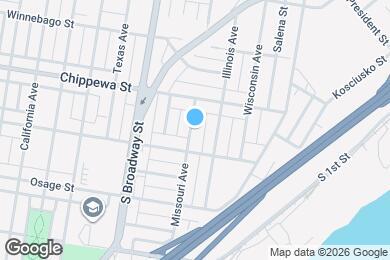 Map image of the property - 3834 Missouri Ave