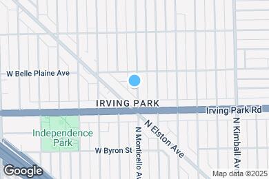 Map image of the property - 4034 N Monticello Ave