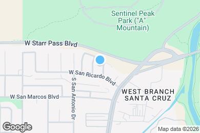 Map image of the property - 1320 S Woodbine Ln