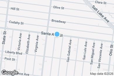 Map image of the property - 8116 San Antonio Ave