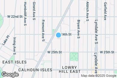 Map image of the property - 2408 Dupont Ave S
