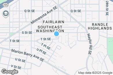 Map image of the property - 2114 T St SE