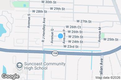 Map image of the property - 1310 W 24th St