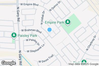 Map image of the property - 1018 W Corriente Dr