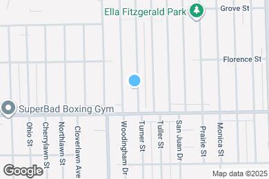 Map image of the property - This beautifully updated 5-bedroom, 1-bath single-family home is ready for move-in!