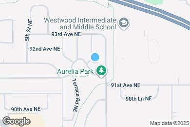 Map image of the property - 9121 Washington St NE