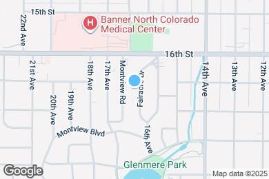 Map image of the property - 1705 Fairacre Drive