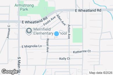 Map image of the property - 415 E Mona Ave