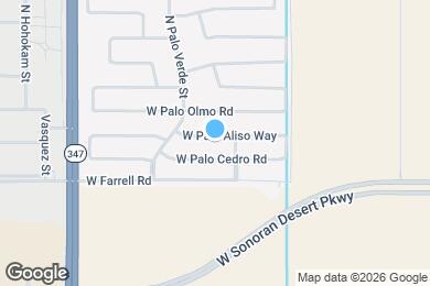 Map image of the property - 44169 W Palo Aliso Way