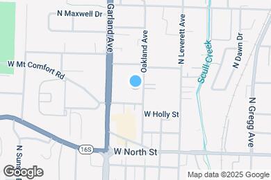 Map image of the property - 1355 Oakland Ave