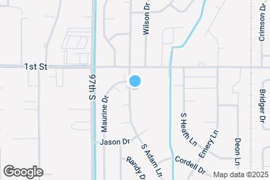Map image of the property - 209 S Adam Ln