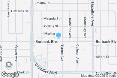 Map image of the property - 14315 Burbank Blvd