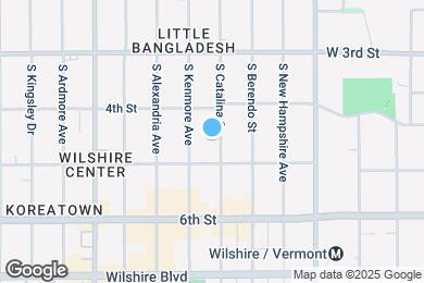 Map image of the property - 439 S Catalina St