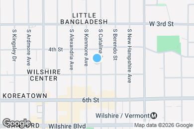 Map image of the property - 439 S Catalina Street