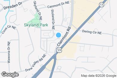 Map image of the property - 1915 Skyfall Cir
