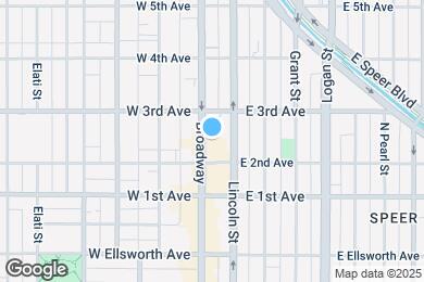 Map image of the property - 969 S Pearl St