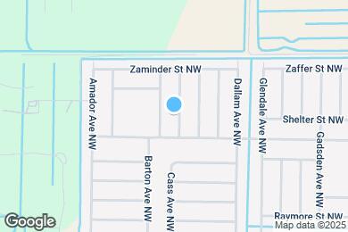 Map image of the property - 1626 Canon Ave NW