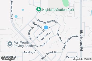 Map image of the property - 1105 Whistle Stop Dr