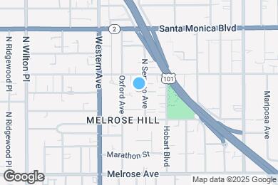 Map image of the property - 945 Serrano Ave