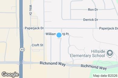 Map image of the property - 1543 Charleston Dr