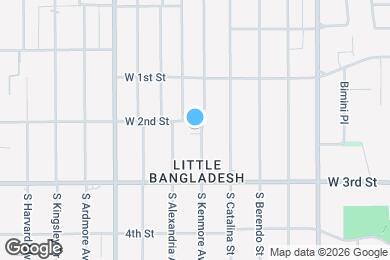 Map image of the property - 201-207 S Kenmore Ave