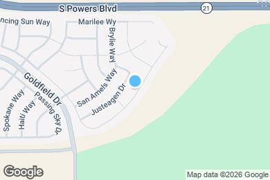 Map image of the property - 6298 San Mateo Dr