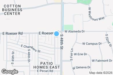Map image of the property - 5213 S 47th Pl