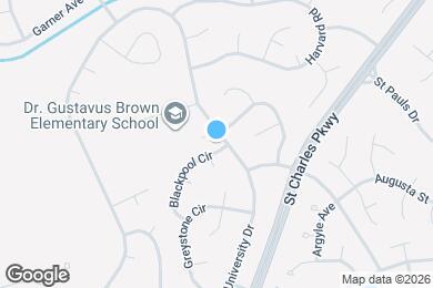 Map image of the property - 501 University Dr