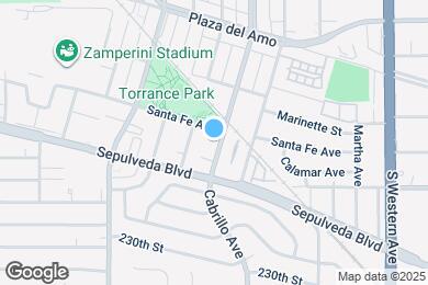 Map image of the property - 2715 Cabrillo Ave