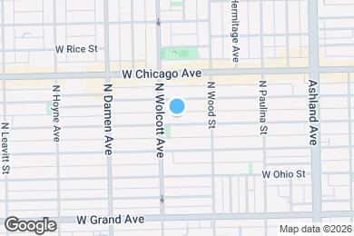 Map image of the property - 1840 W Huron St