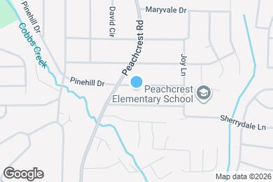 Map image of the property - 3425 Pinehill Dr