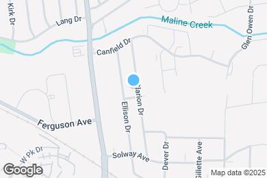 Map image of the property - 9207 Clarion Dr