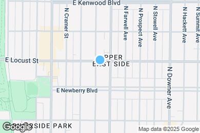Map image of the property - 2856 N Frederick Ave