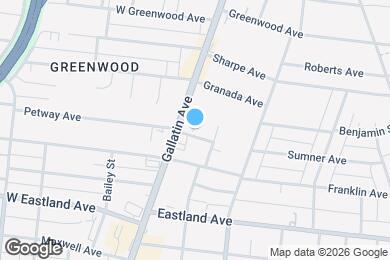 Map image of the property - 1101A Petway Ave